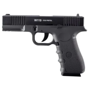 Pistola de Pressão Co2 Glock W119 BlowBack 4.5mm